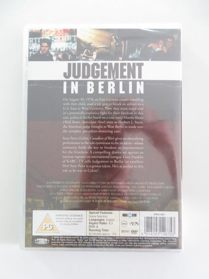 JUDGEMENT IN BERLIN (DVD) MARTIN SHEEN SEAN PENN 1988 REGION 2 Movie posters