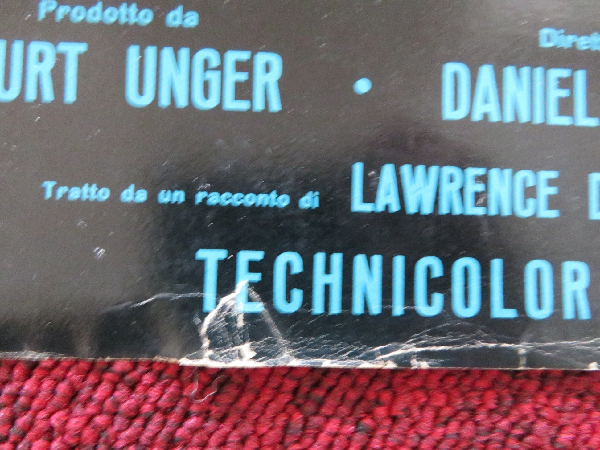 JUDITH - A ITALIAN FOTOBUSTA POSTER SOPHIA LOREN PETER FINCH 1966 Rendezvous Cinema Movie posters