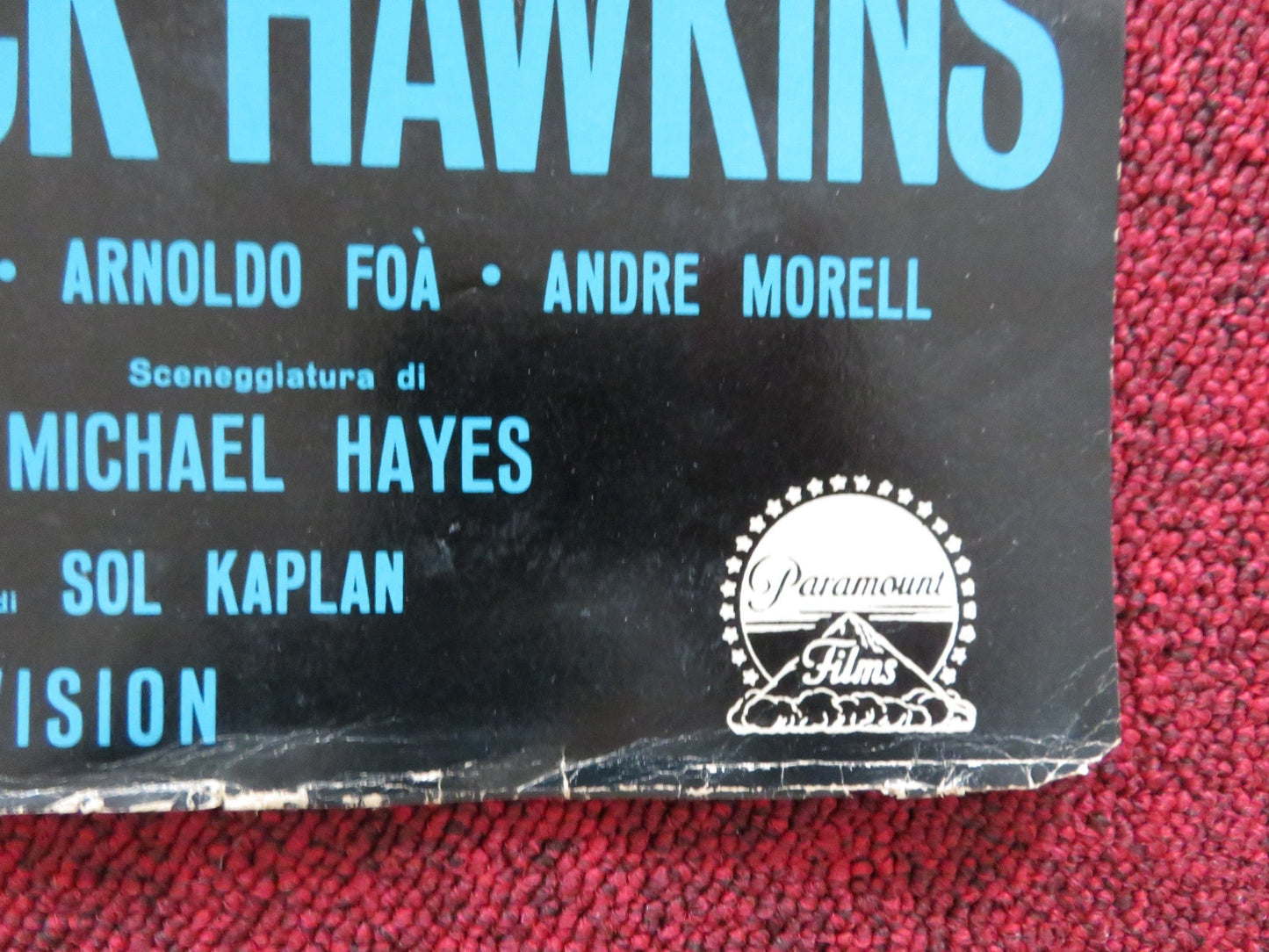 JUDITH - A ITALIAN FOTOBUSTA POSTER SOPHIA LOREN PETER FINCH 1966 Rendezvous Cinema Movie posters