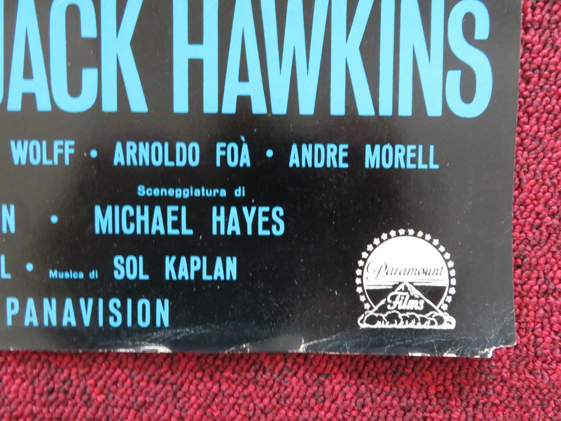 JUDITH - B ITALIAN FOTOBUSTA POSTER SOPHIA LOREN PETER FINCH 1966 Rendezvous Cinema Movie posters