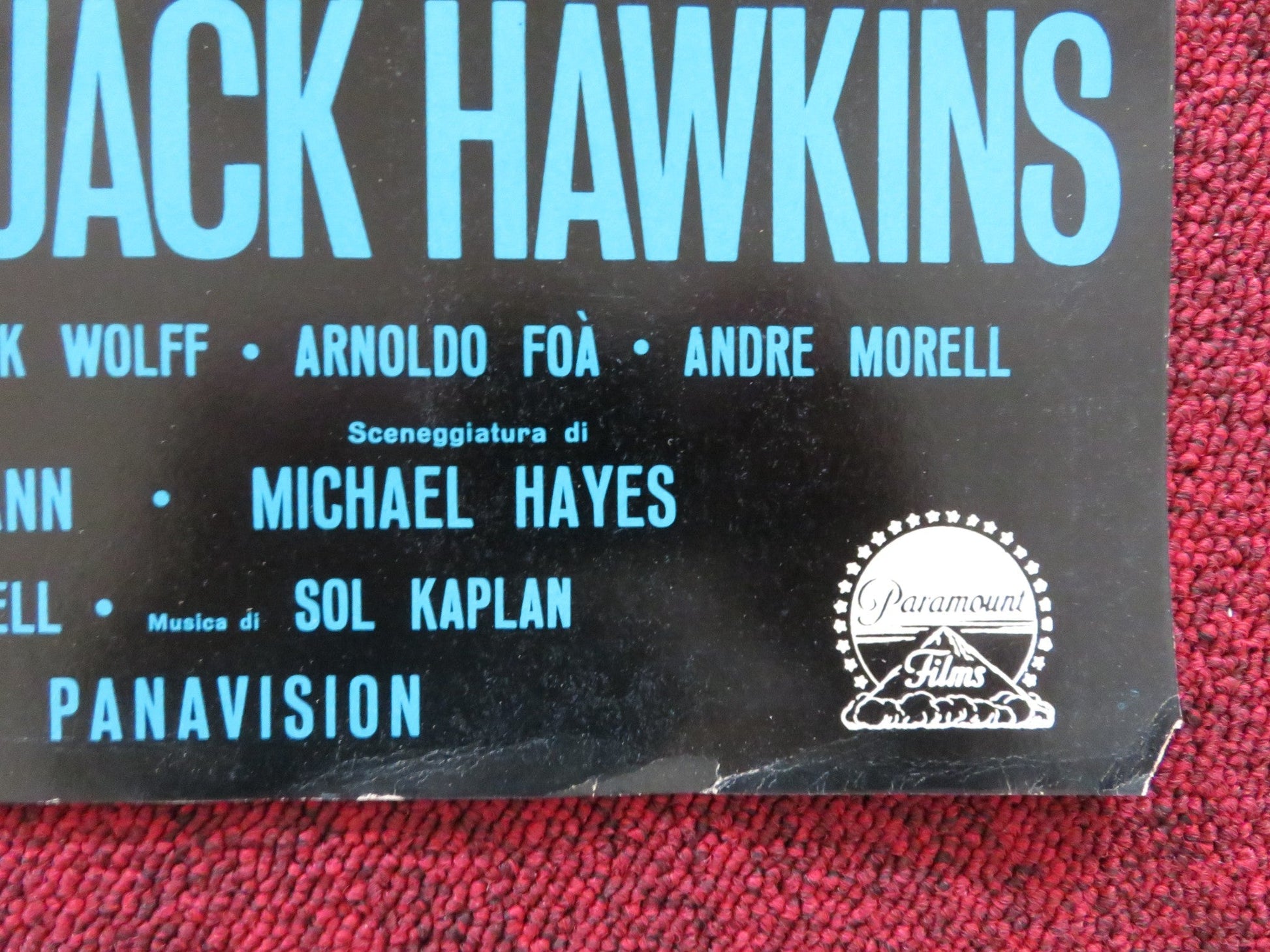 JUDITH - D ITALIAN FOTOBUSTA POSTER SOPHIA LOREN PETER FINCH 1966 Rendezvous Cinema Movie posters