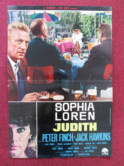 JUDITH - E ITALIAN FOTOBUSTA POSTER SOPHIA LOREN PETER FINCH 1966 Rendezvous Cinema Movie posters