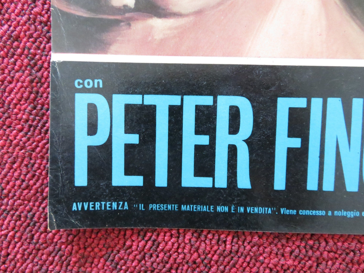 JUDITH - F ITALIAN FOTOBUSTA POSTER SOPHIA LOREN PETER FINCH 1966 Rendezvous Cinema Movie posters