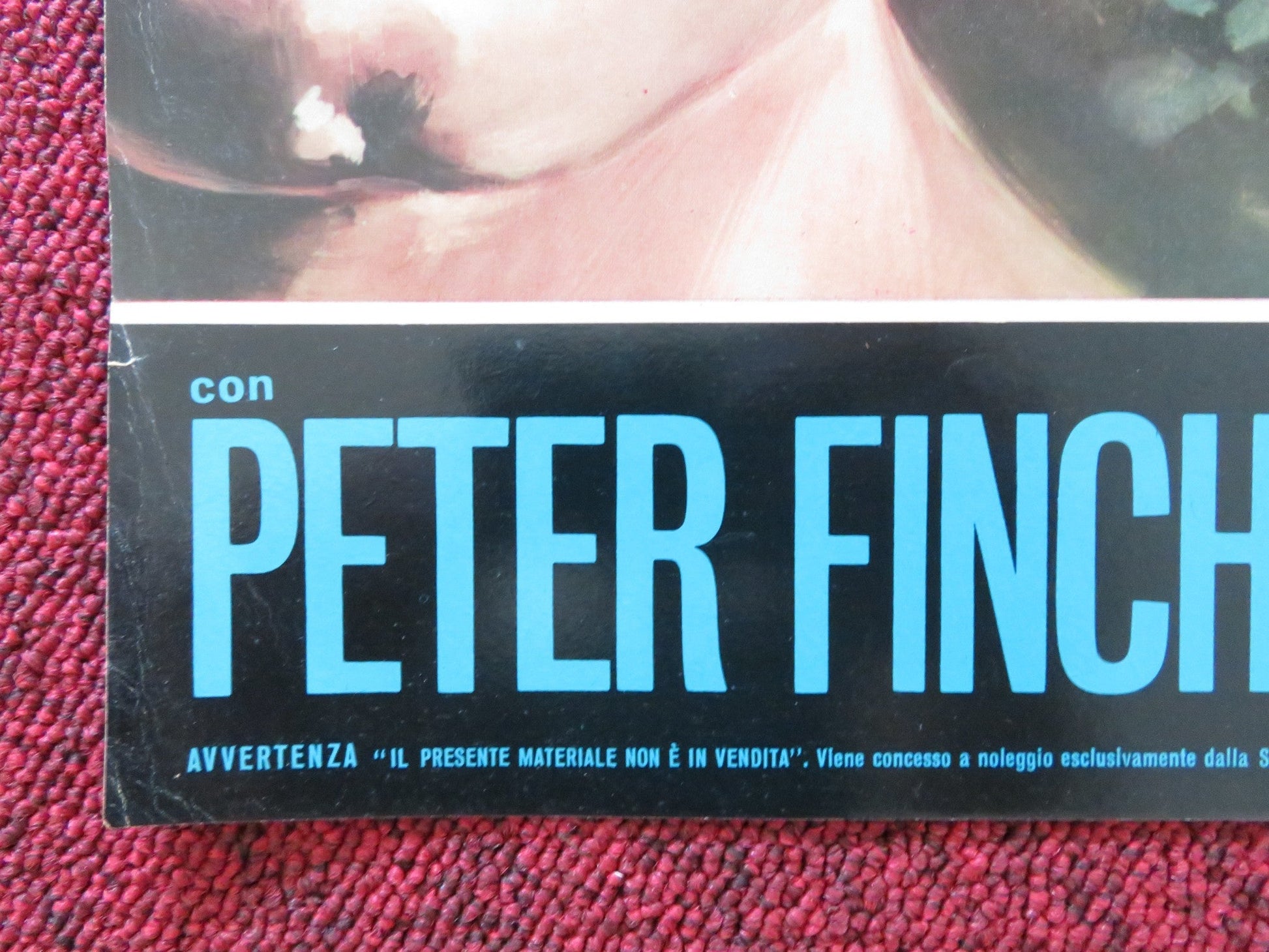 JUDITH - G ITALIAN FOTOBUSTA POSTER SOPHIA LOREN PETER FINCH 1966 Rendezvous Cinema Movie posters