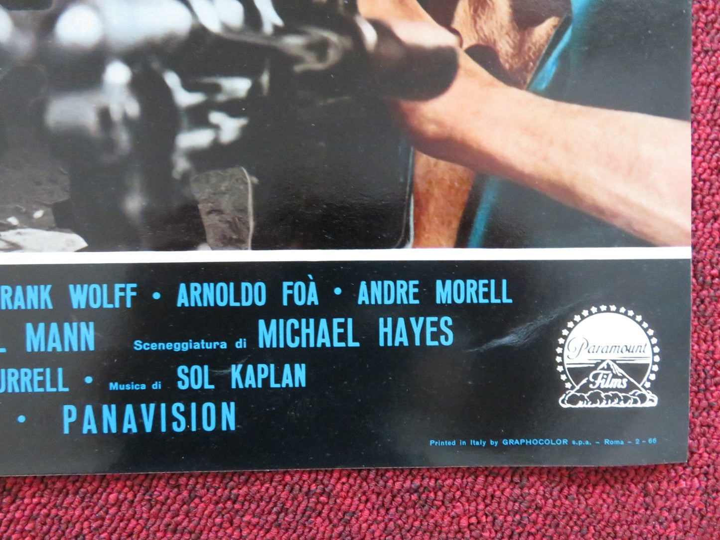 JUDITH - I ITALIAN FOTOBUSTA POSTER SOPHIA LOREN PETER FINCH 1966 Rendezvous Cinema Movie posters