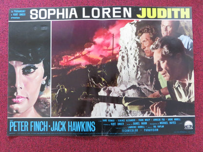 JUDITH - L ITALIAN FOTOBUSTA POSTER SOPHIA LOREN PETER FINCH 1966 Rendezvous Cinema Movie posters