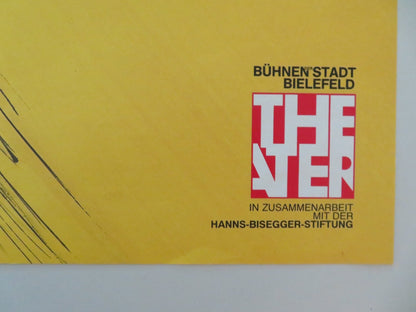 JUDITH UND DER DIKTATOR GERMAN STAGE POSTER ROLLED ARTHUR HONEGGER 1995 Movie posters