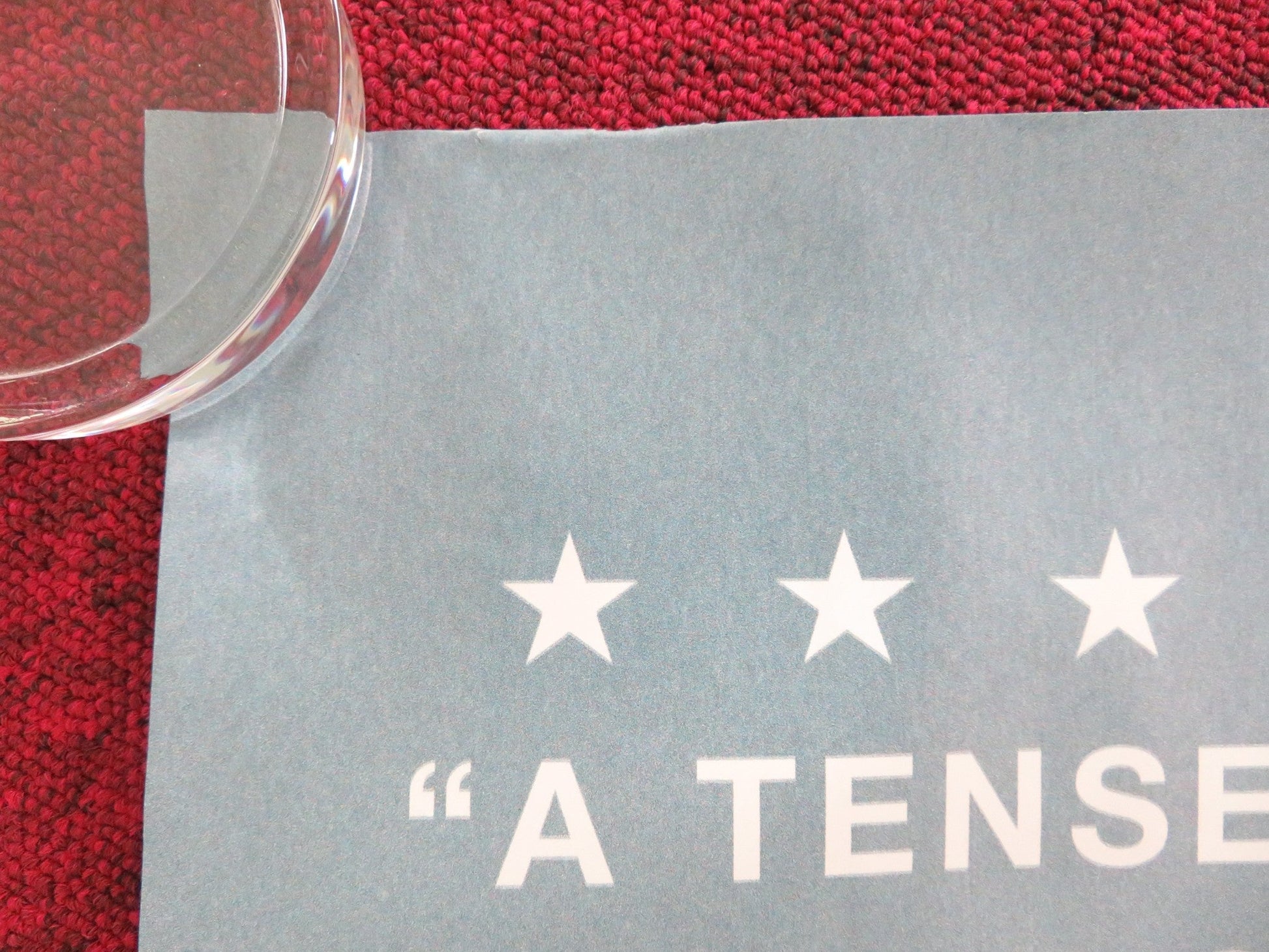 JULIE KEEPS QUIET UK QUAD ROLLED POSTER TESSA VAN DER BROECK GRACE BIOT 2024 Movie posters