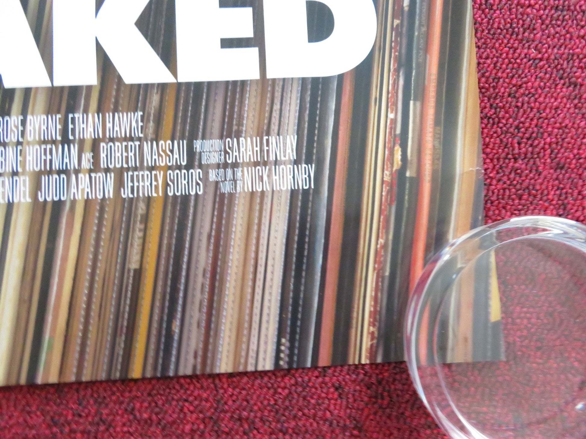 JULIET, NAKED UK QUAD ROLLED POSTER CHRIS O'DOWD ROSE BYRNE 2018 Rendezvous Cinema Movie posters