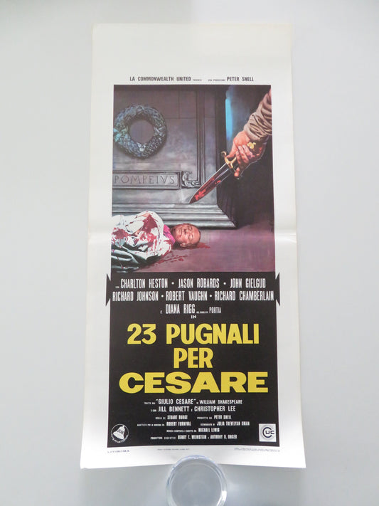 Julius Caesar Italian Locandina Poster Charlton Heston John Gielgud 1971 Movie posters