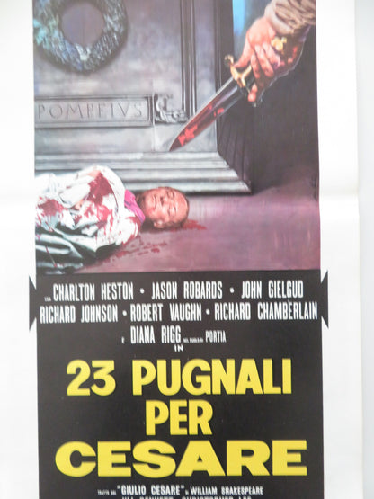 Julius Caesar Italian Locandina Poster Charlton Heston John Gielgud 1971 Movie posters