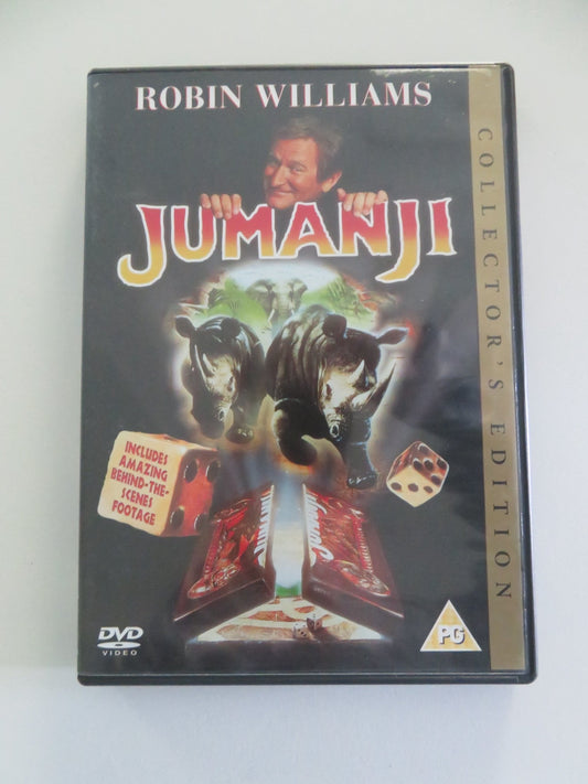 JUMANJI - COLLECTOR'S EDITION (DVD) ROBIN WILLIAMS KIRSTEN DUNST 1995 REGION 2 Movie posters