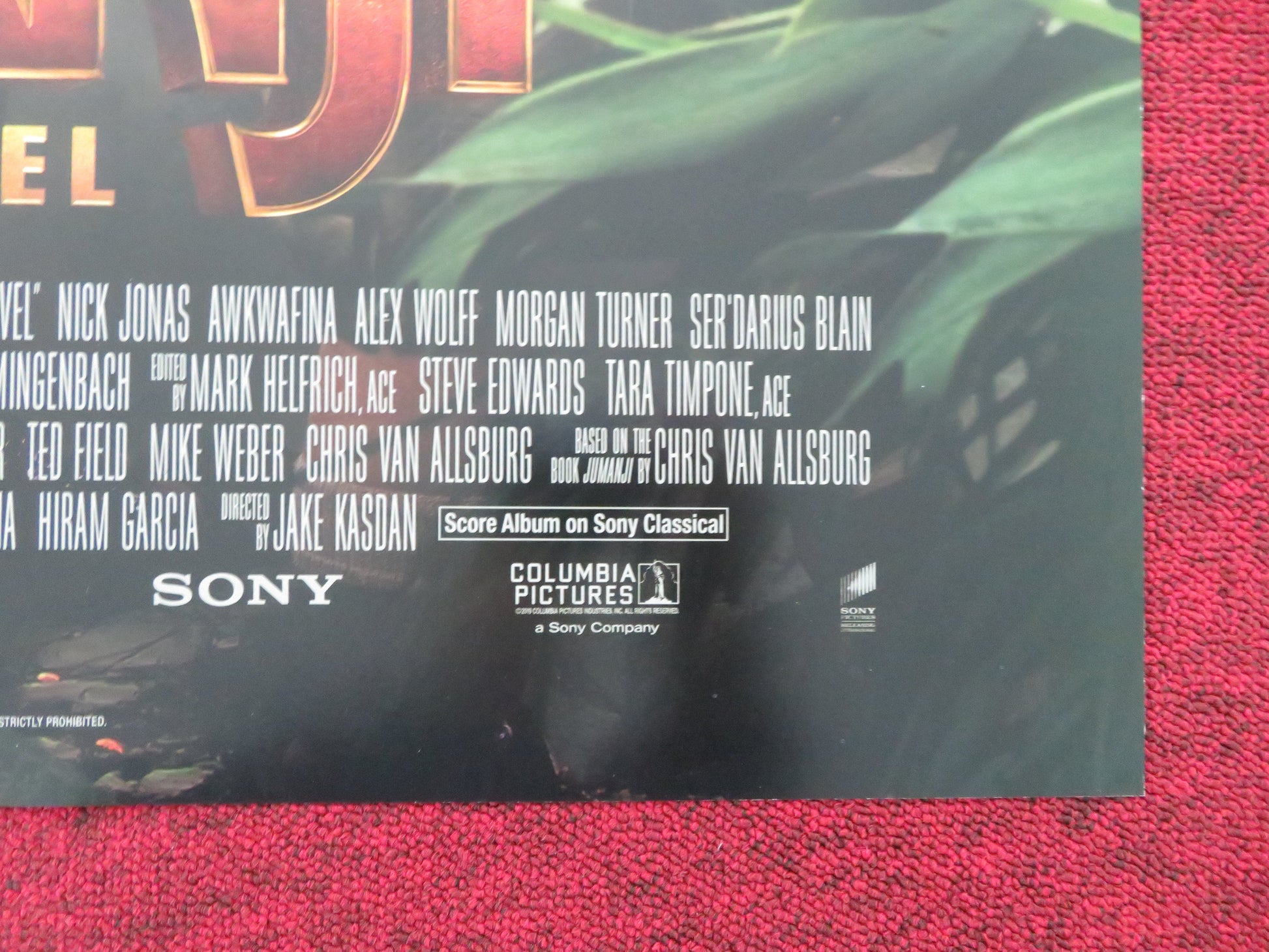 Jumanji: The Next Level US One Sheet Rolled Poster Dwayne Johnson J. Black 2019 Movie posters