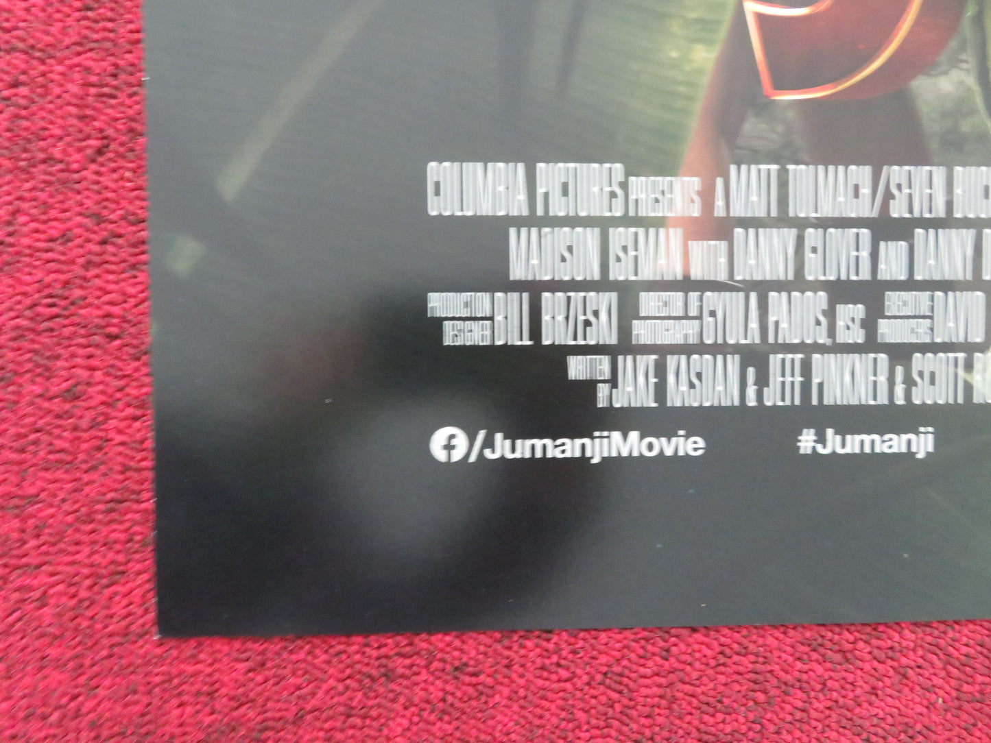Jumanji: The Next Level US One Sheet Rolled Poster Dwayne Johnson J. Black 2019 Movie posters