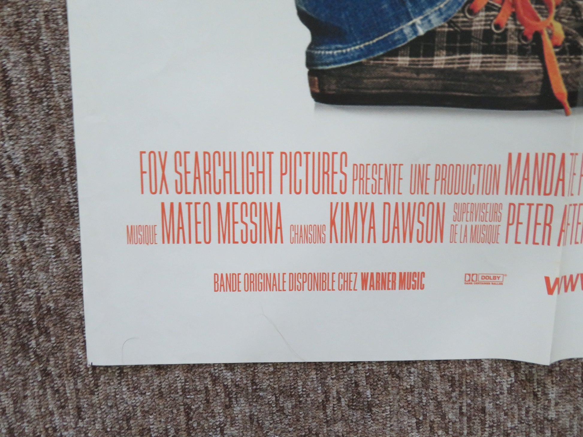 Juno French Grande Poster Elliot Page Michael Cera Jennifer Garner 2008 Movie posters