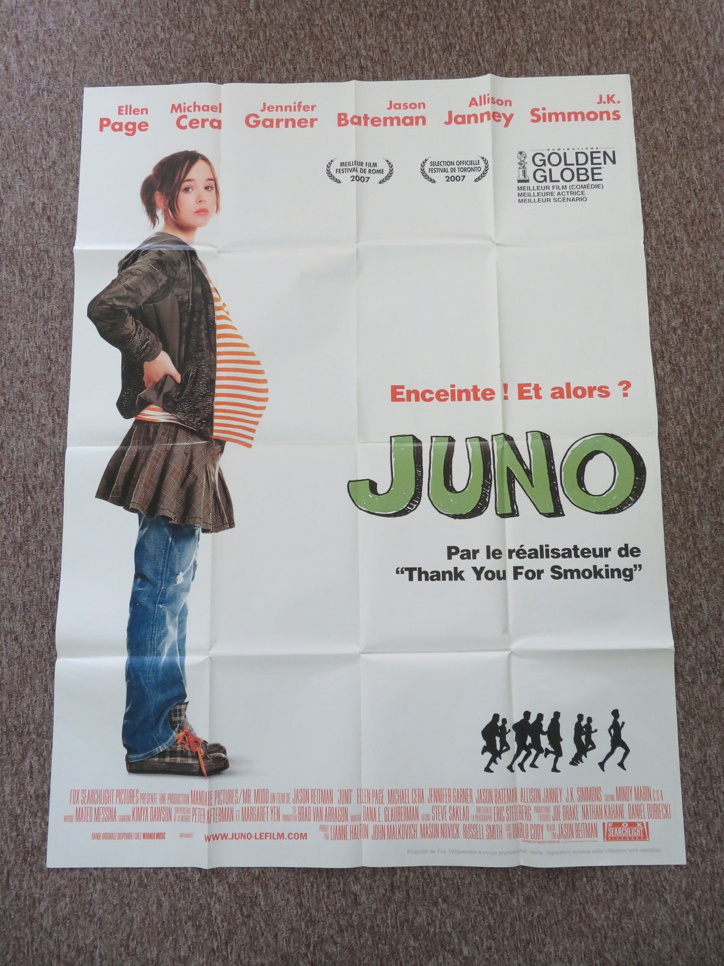 Juno French Grande Poster Elliot Page Michael Cera Jennifer Garner 2008 Movie posters