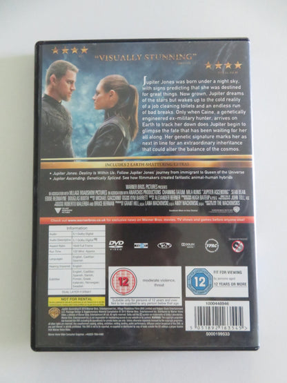 Jupiter Ascending (DVD) Channing Tatum Mila Kunis 2015 Region 2 Movie posters