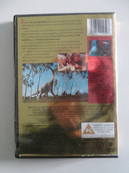 JURASSIC PARK (DVD) SAM NEILL LAURA DERN RICHARD ATENBOROUGH 1993 REGION 2 Movie posters