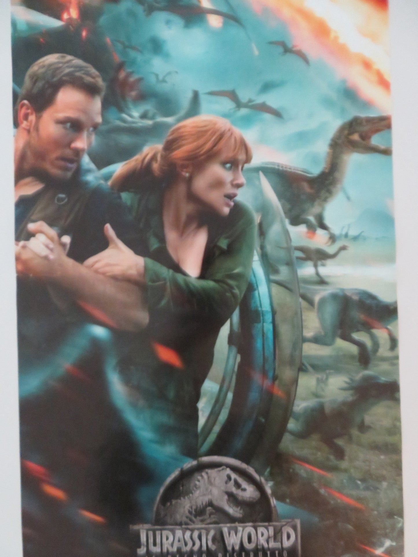JURASSIC WORLD: FALLEN KINGDOM ITALIAN LOCANDINA POSTER CHRIS PRATT HOWARD 2018 Movie posters