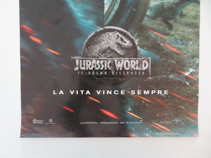JURASSIC WORLD: FALLEN KINGDOM ITALIAN LOCANDINA POSTER CHRIS PRATT HOWARD 2018 Movie posters