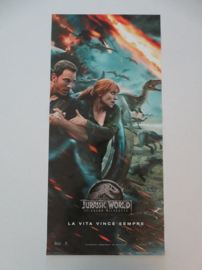 JURASSIC WORLD: FALLEN KINGDOM ITALIAN LOCANDINA POSTER CHRIS PRATT HOWARD 2018 Movie posters