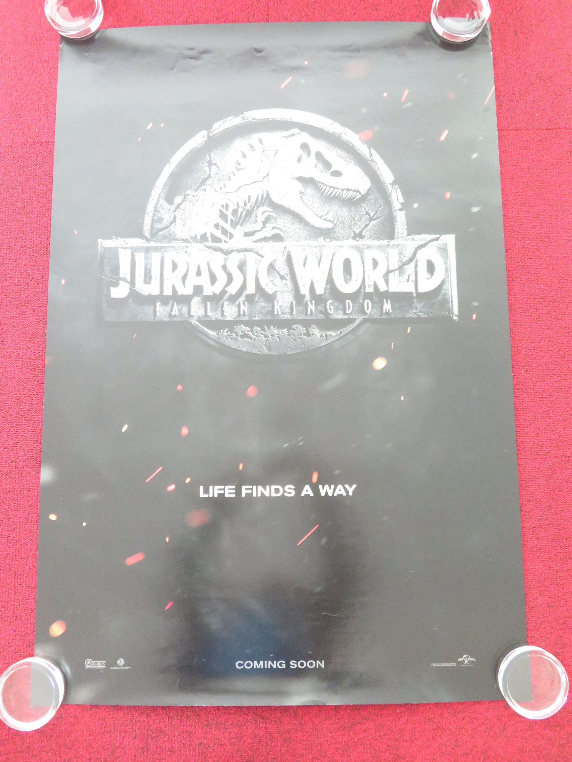 Jurassic World: Fallen Kingdom US One Sheet Rolled Poster Chris Pratt 2018 Movie posters