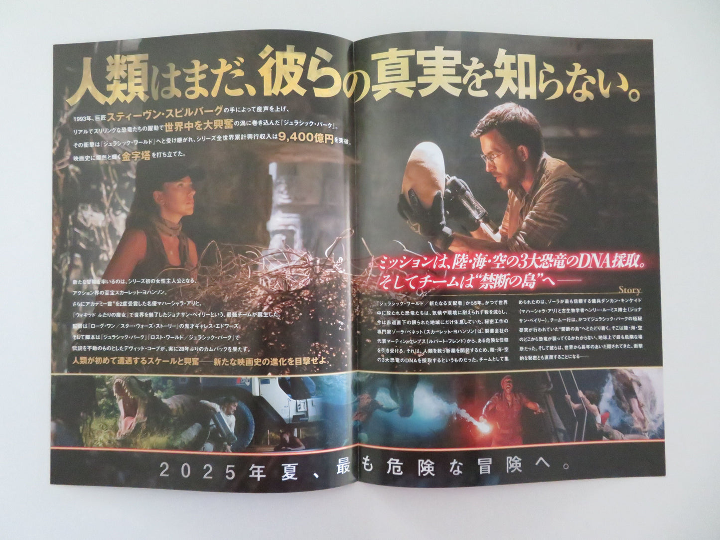 Jurassic World: Rebirth - b Japanese Chirashi (B5) Poster Johansson 2025 Movie posters