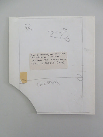 JUST A GIGOLO MOVIE STILL PHOTO DAVID BOWIE SYDNE ROME 1978 Movie posters