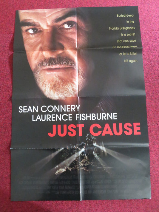 JUST CAUSE FOLDED US ONE SHEET POSTER SEAN CONNERY LAURENCE FISHBURNE 1995 Rendezvous Cinema Movie posters