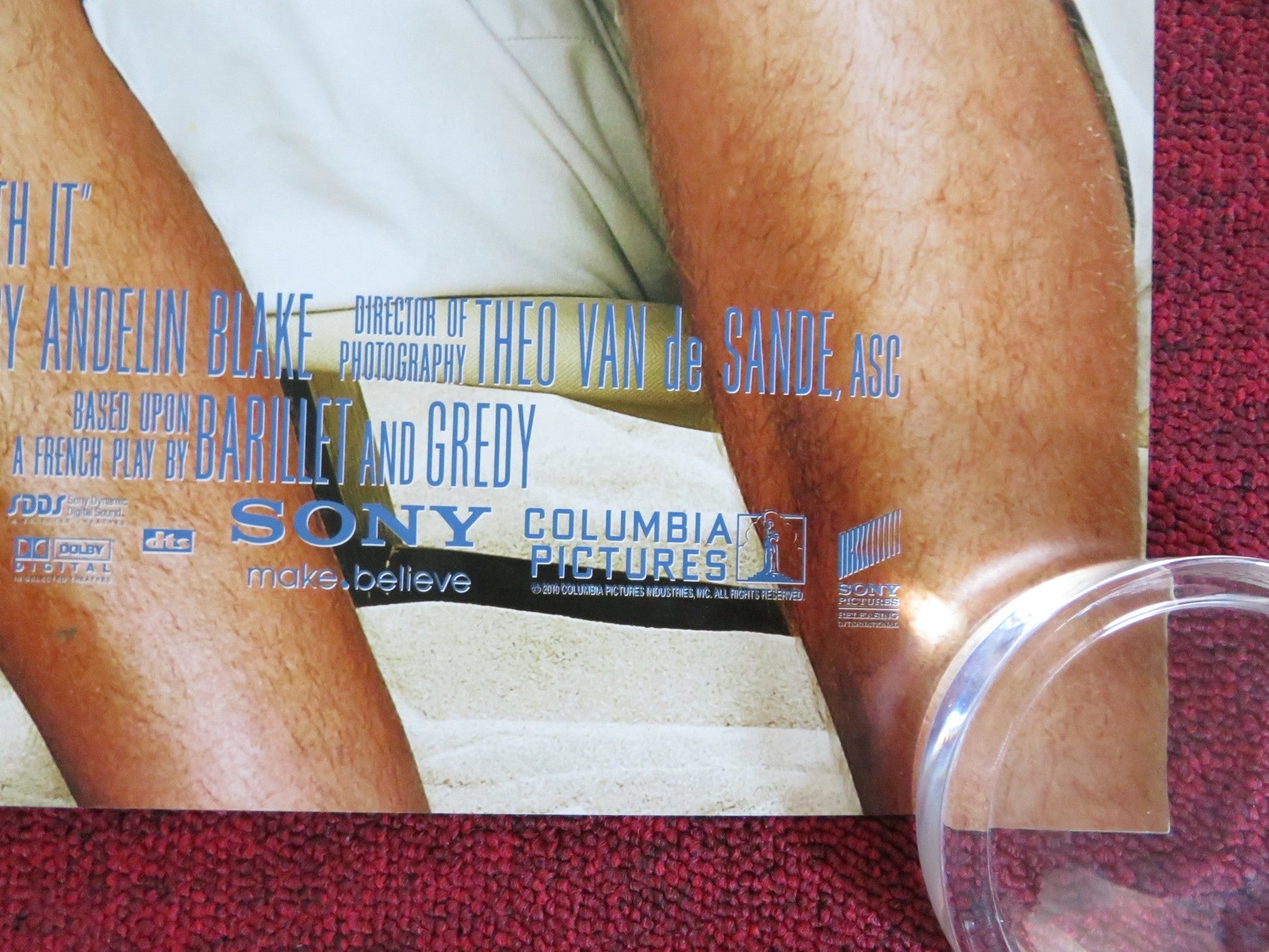 JUST GO WITH IT US ONE SHEET ROLLED POSTER ADAM SANDLER JENNIFER ANISTON 2011 Rendezvous Cinema Movie posters