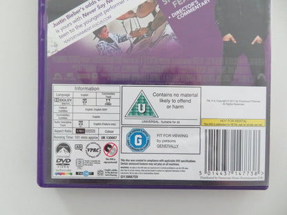 JUSTIN BIEBER: NEVER SAY NEVER (DVD) JUSTIN BIEBER BOYZ II MEN 2011 REGION 2 Movie posters