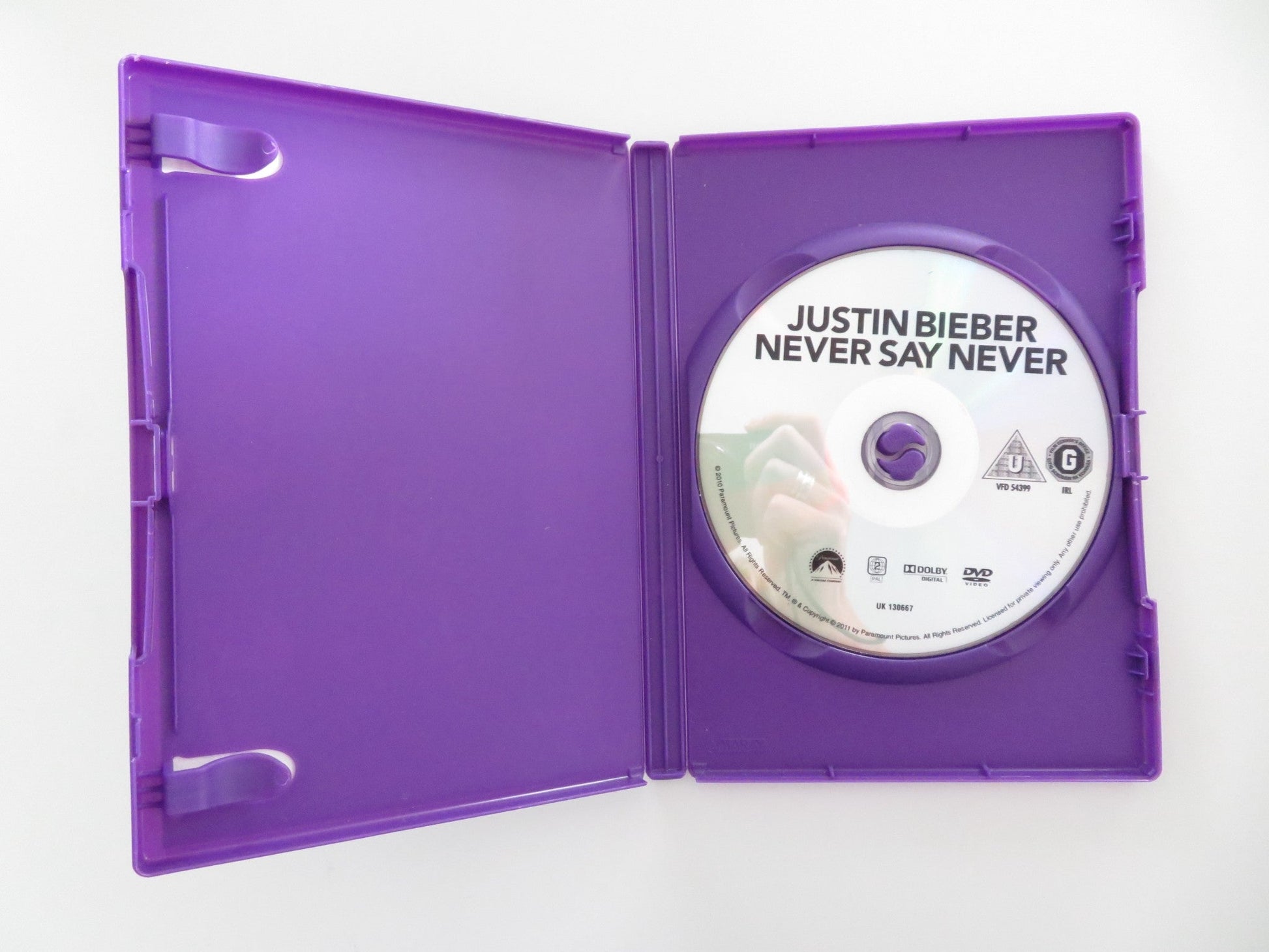 JUSTIN BIEBER: NEVER SAY NEVER (DVD) JUSTIN BIEBER BOYZ II MEN 2011 REGION 2 Movie posters