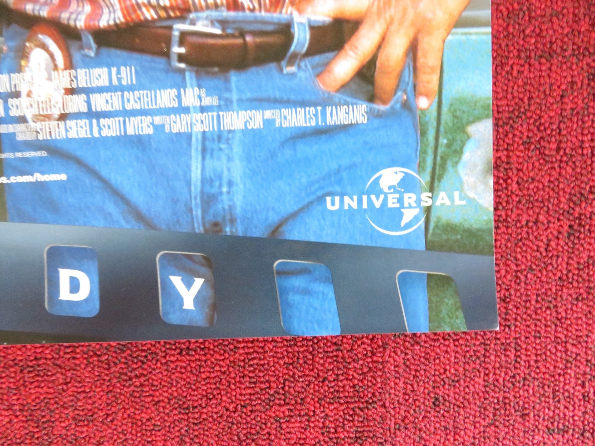 K - 911 VHS VIDEO POSTER JAMES BELUSHI CHRISTINE TUCCI 1999 Rendezvous Cinema Movie posters