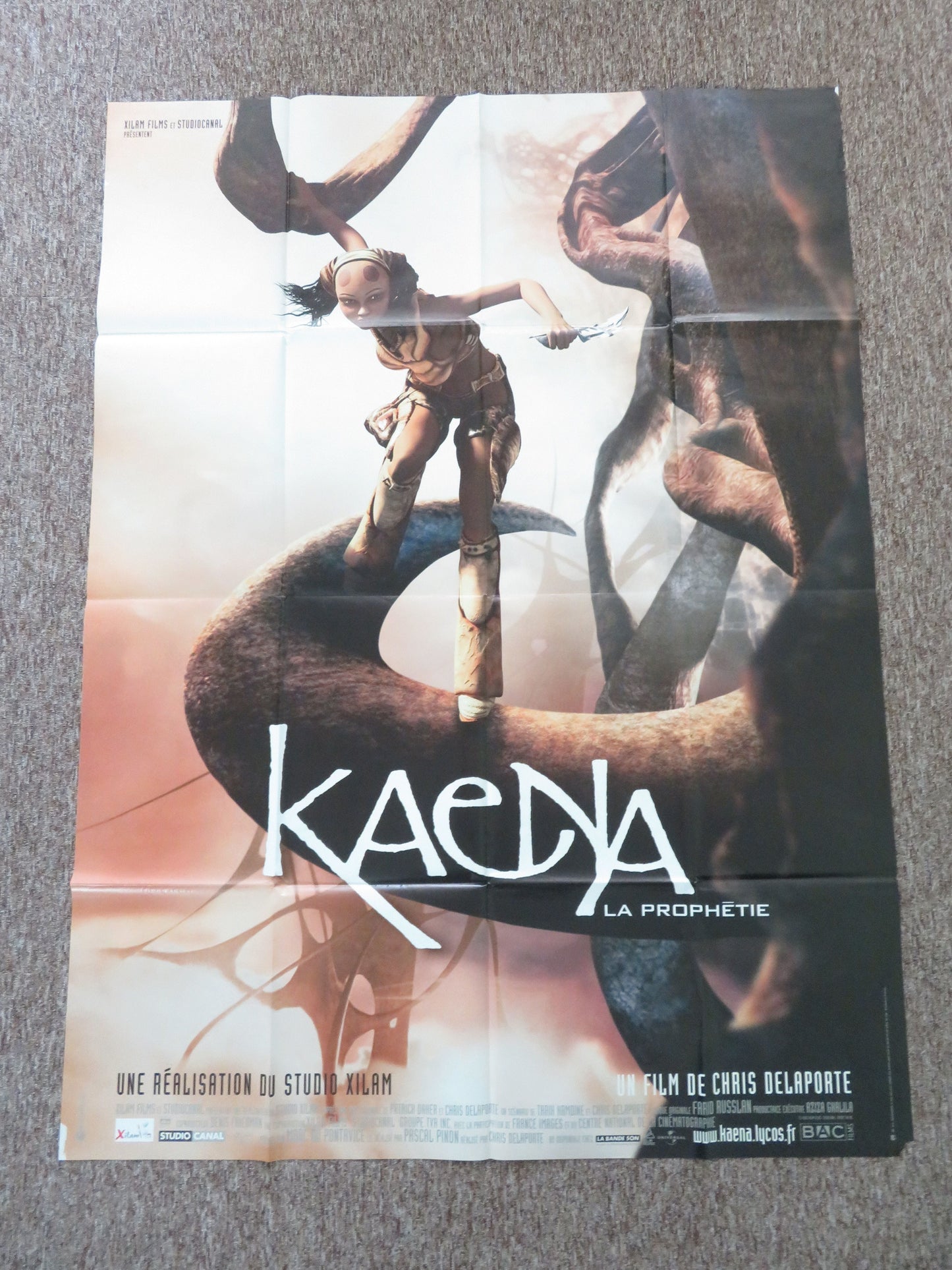 Kaena: The Prophecy French Grande Poster Cecile De France Michael Lonsdale 2003 Movie posters