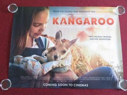 KANGAROO UK QUAD ROLLED POSTER LILY WHITELEY DEBORAH MAILMAN 2025 Movie posters