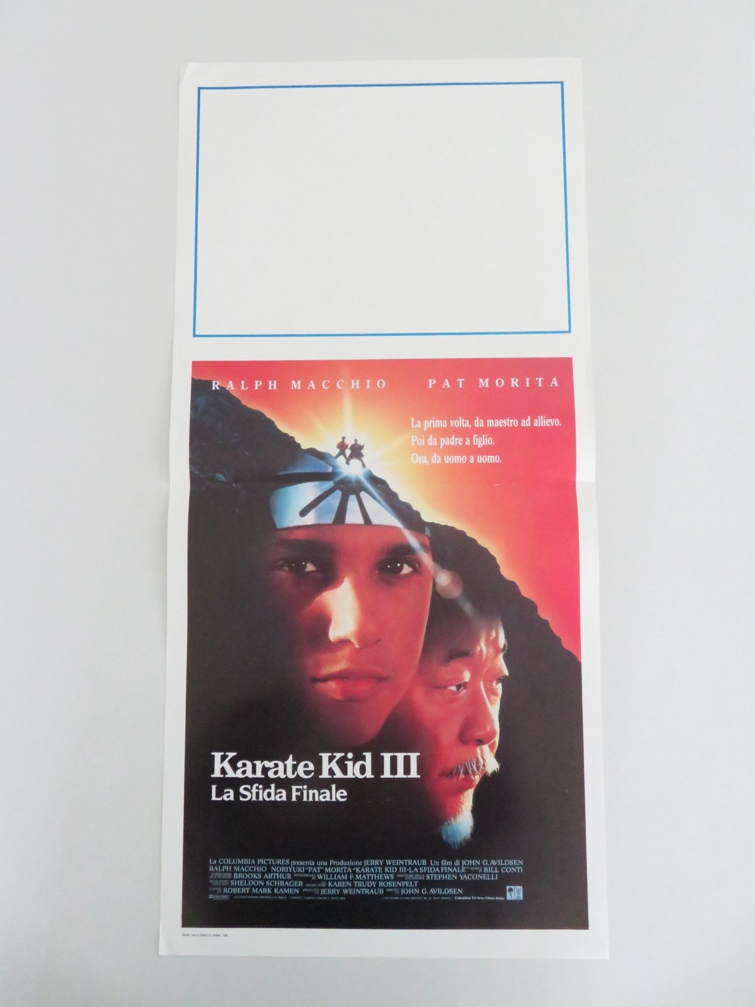 Karate Kid III Italian Locandina Poster Ralph Macchio Pat Morita 1989 Movie posters