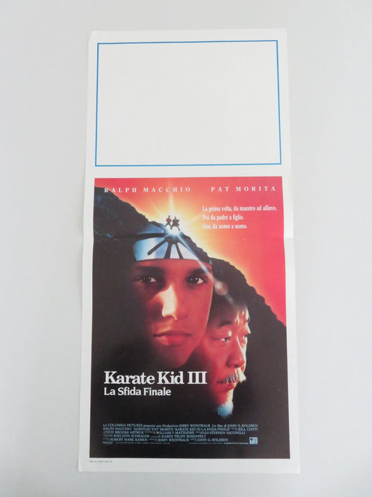 Karate Kid III Italian Locandina Poster Ralph Macchio Pat Morita 1989 Movie posters