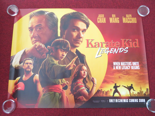 Karate Kid: Legends UK Quad Rolled Poster Jackie Chan Ralph Macchio B. Wang 2025 Movie posters