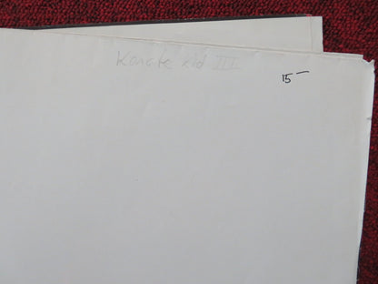 KARATE KID PART III FOLDED US ONE SHEET POSTER RALPH MACCHIO PAT MORITA 1989 Movie posters