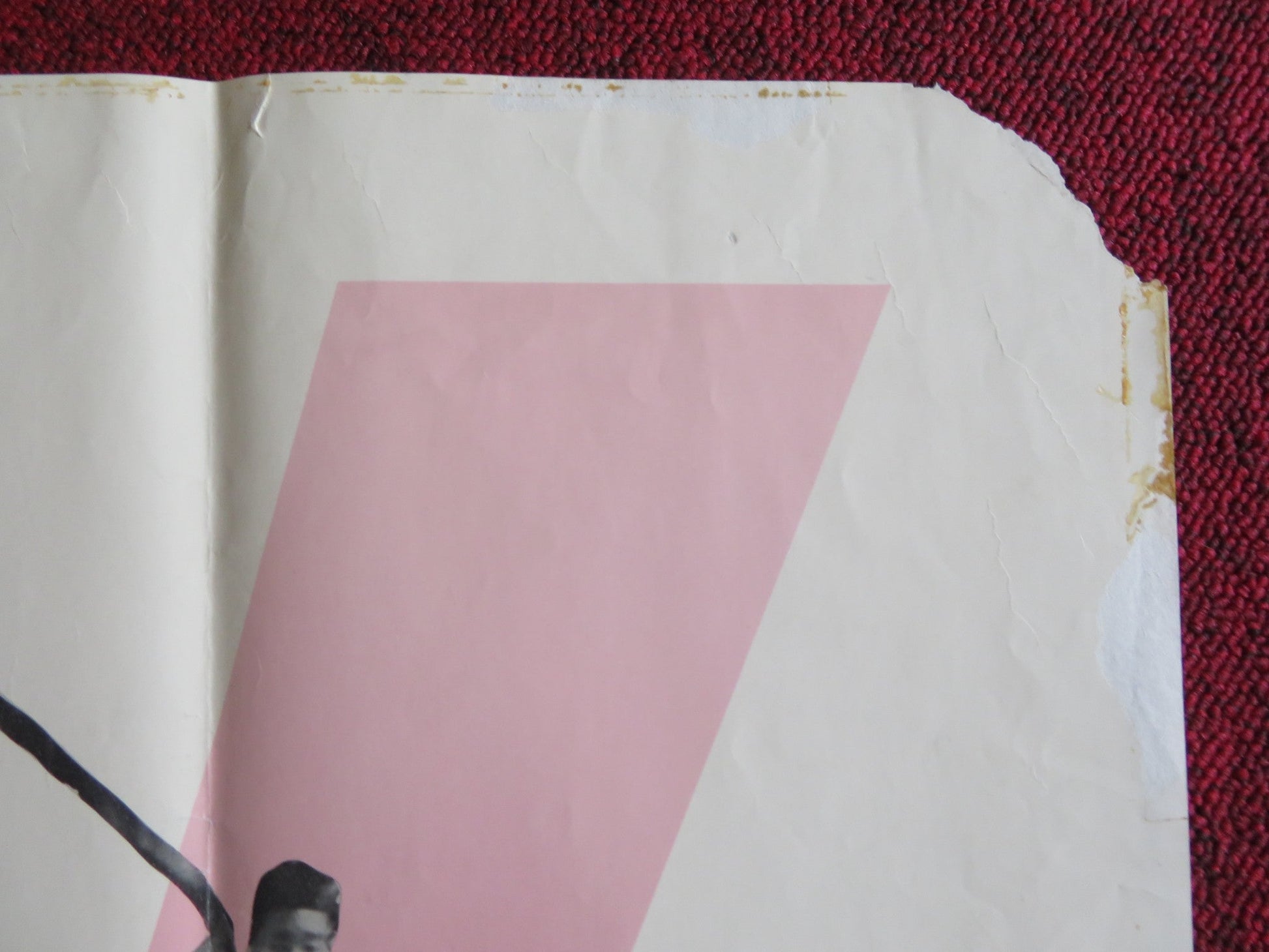 KARATE KILLER - B FOLDED US ONE SHEET POSTER JASON PIAO PAI CHUN - KU LU 1973 Rendezvous Cinema Movie posters