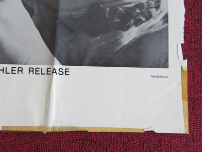 KARATE KILLER - B FOLDED US ONE SHEET POSTER JASON PIAO PAI CHUN - KU LU 1973 Rendezvous Cinema Movie posters