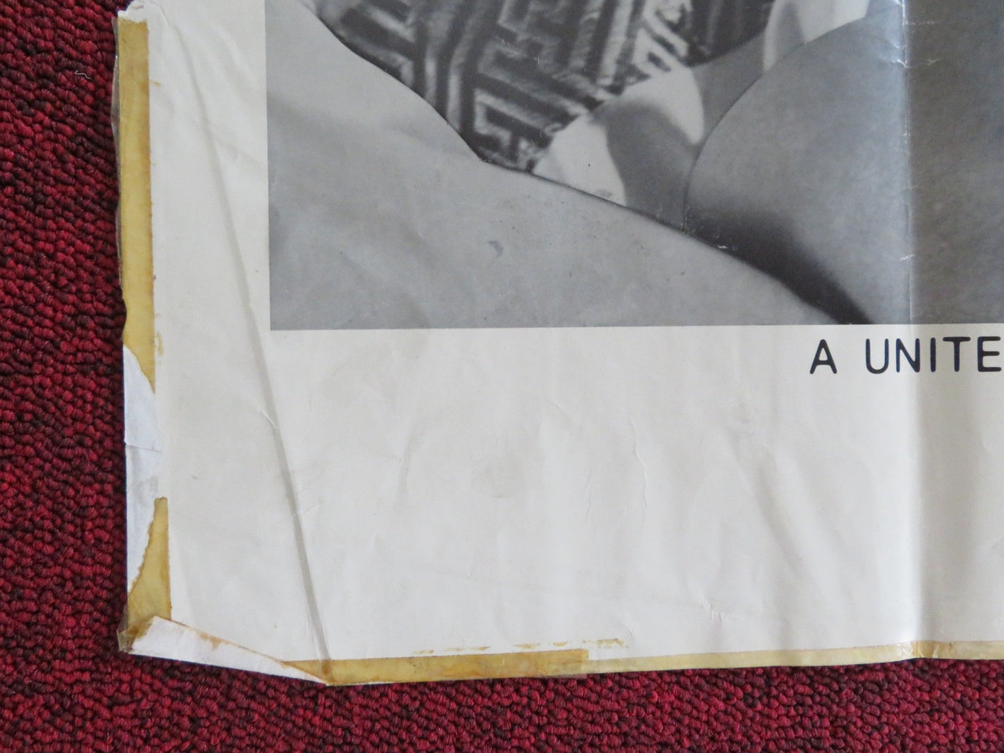 KARATE KILLER - B FOLDED US ONE SHEET POSTER JASON PIAO PAI CHUN - KU LU 1973 Rendezvous Cinema Movie posters