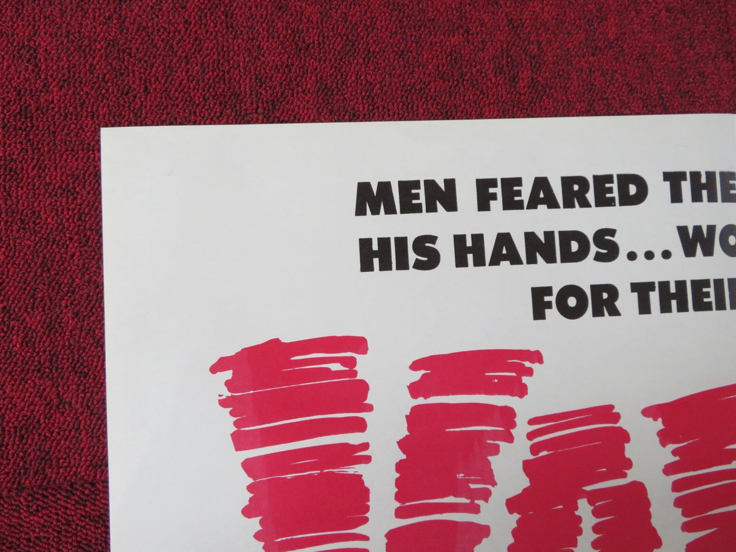 KARATE, THE HAND OF DEATH FOLDED US ONE SHEET POSTER JOEL HOLT REIKO OKADA 1961 Rendezvous Cinema Movie posters