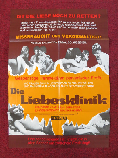 KARLA GERMAN A1 POSTER FOLDED SUZAN THOMAS BETTY WHITMAN 1971 Rendezvous Cinema Movie posters