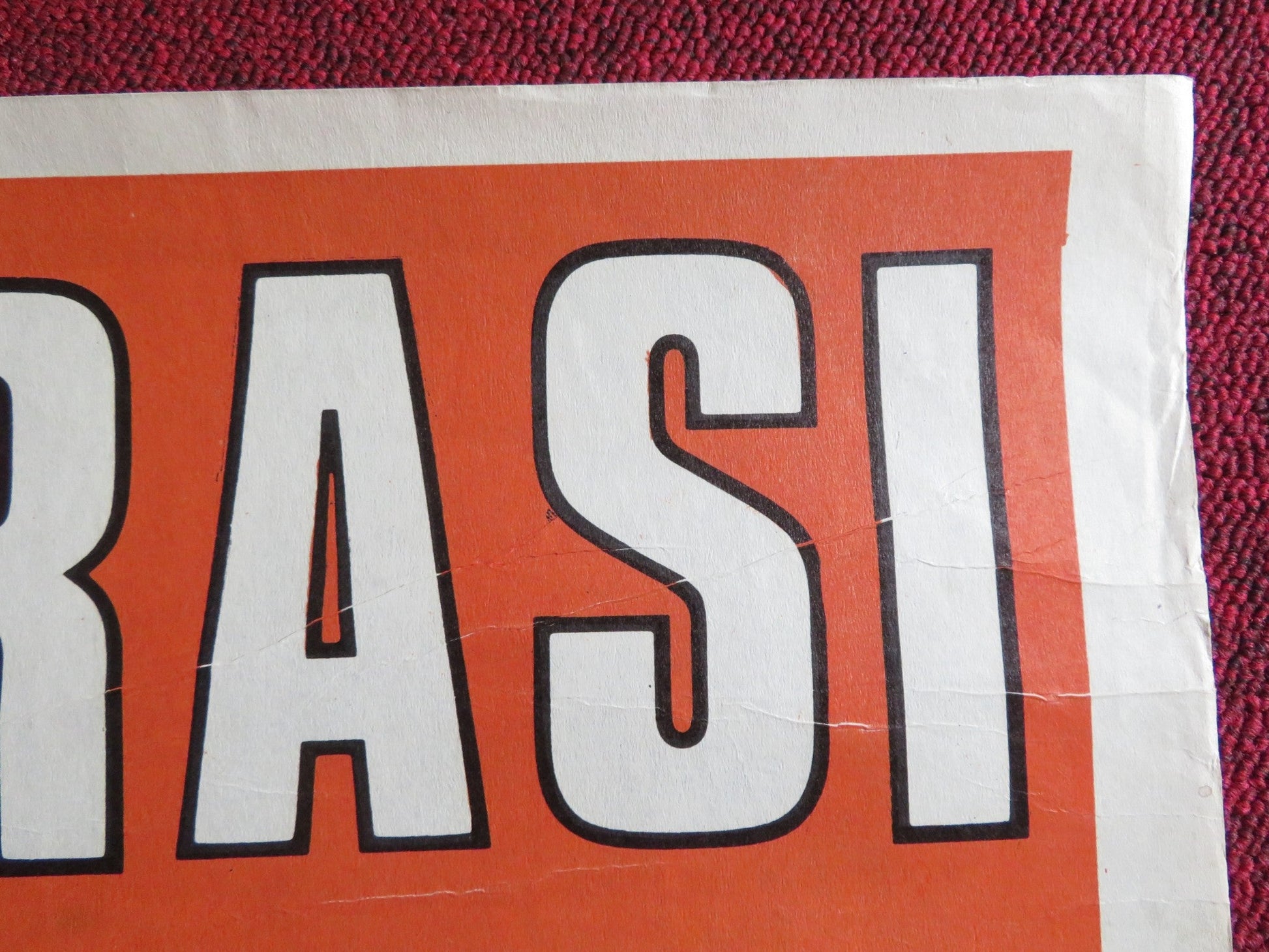 KENNER TURKISH POSTER ROLLED JIM BROWN MADLYN RHUE 1968 Rendezvous Cinema Movie posters