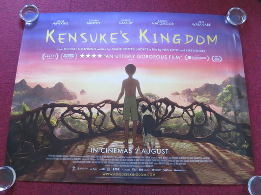 KENSUKE'S KINGDOM UK QUAD ROLLED POSTER CILLIAN MURPHY SALLY HAWKINS 2023 Rendezvous Cinema Movie posters