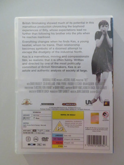 KES (DVD) DAVID BRADLEY FREDDIE FLETCHER 1969 REGION 2 Movie posters