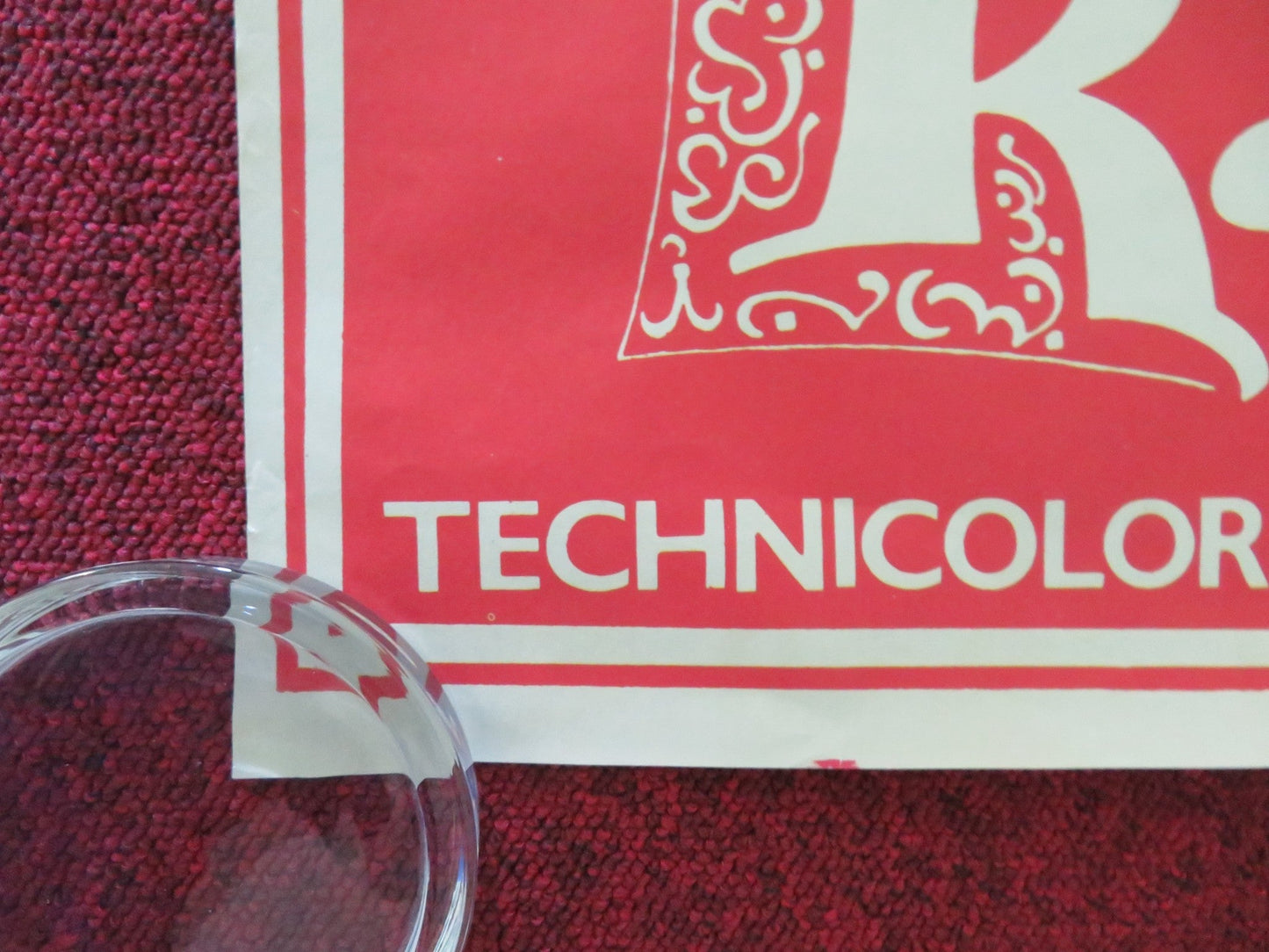 KHARTOUM SPANISH POSTER ROLLED CHARLTON HESTON LAURENCE OLIVIER 1974 Movie posters