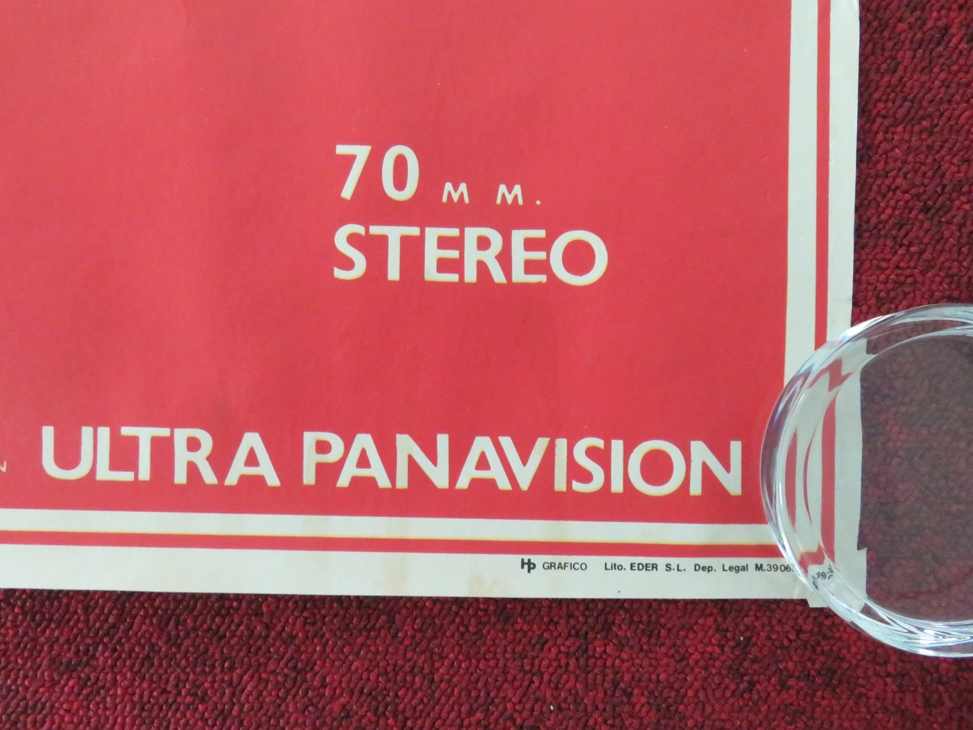 KHARTOUM SPANISH POSTER ROLLED CHARLTON HESTON LAURENCE OLIVIER 1974 Movie posters