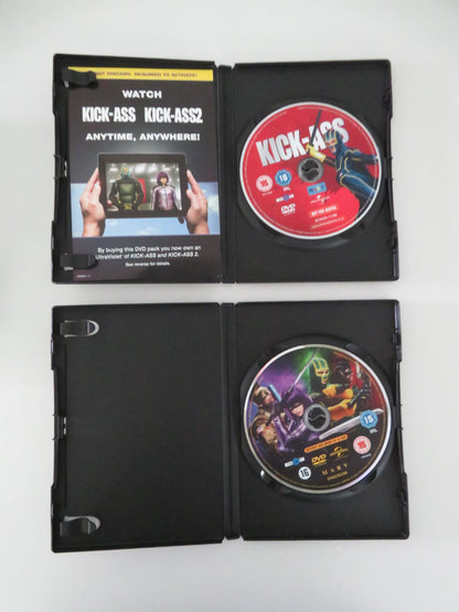 Kick-Ass and Kick-Ass 2 - 2 Movie Collector's Edition (DVD BoxSet) Region 2, 4 Movie posters